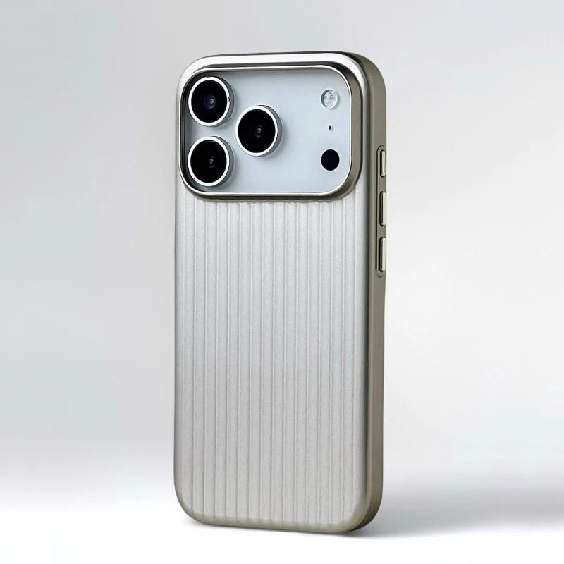 Electroplated 3D Stripes MagSafe Case – iPhone 17/16/15/14 Pro Max, Matte Hard PC Magnetic Cover. This page is ready
